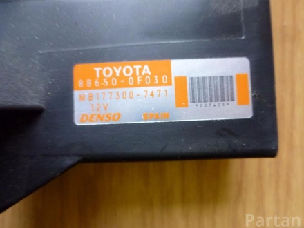 TOYOTA 88650-0F030, MB177300-7471 / 886500F030, MB1773007471 COROLLA (_E12_) 2006 Amplifier assy, air conditioner