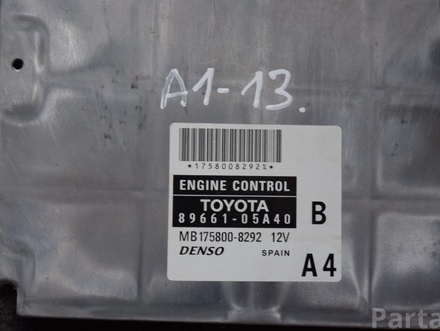 TOYOTA 89661-05A40 / 8966105A40 AVENSIS (_T25_) 2004 Control unit for engine