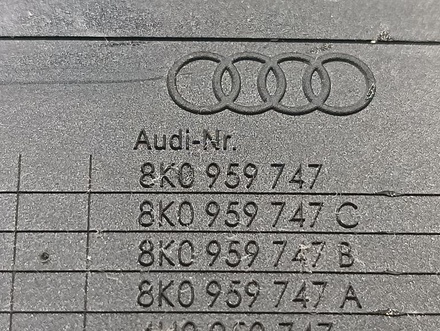 AUDI 8K0959747, 8K0959747A A7 Sportback (4GA, 4GF) 2012 Przycisk regulacji fotela