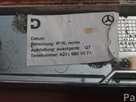 MERCEDES-BENZ A2116801071 E-CLASS (W211) 2005 Dashboard