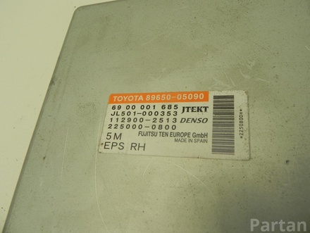 TOYOTA 89650-05090 / 8965005090 AVENSIS Estate (_T27_) 2011 Power Steering control unit