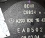MERCEDES-BENZ A2038201642 C-CLASS (W203) 2007 Adjustment motor for regulating flap