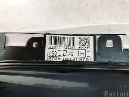 SUBARU 85002AG160 OUTBACK (BR) 2012 Dashboard