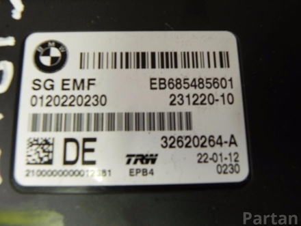 BMW 32620264-A / EB685485601 / 32620264AEB685485601 5 (F10) 2012 Control unit electromechanical parking brake -epb-