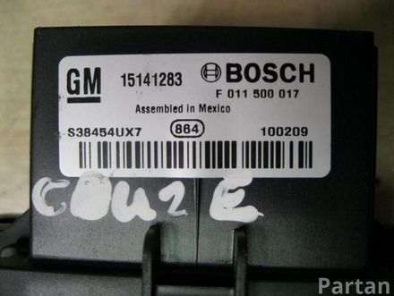 CHEVROLET 15141283, F 011 500 017 / 15141283, F011500017 CRUZE (J300) 2010 Resistor