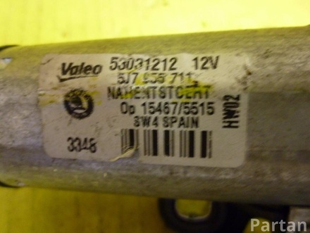 SKODA 5J7 955 711 / 5J7955711 ROOMSTER (5J) 2007 Wiper Motor Rear