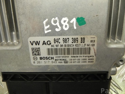 SKODA 04C 907 309 BB / 04C907309BB FABIA III (NJ3) 2018 Control unit for engine