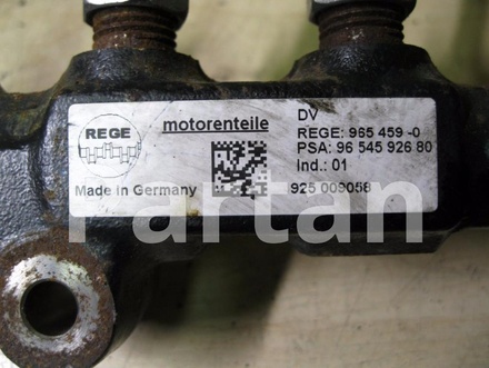 CITROËN 965459-0, 9654592680 / 9654590, 9654592680 C3 Picasso 2011 Fuel rail