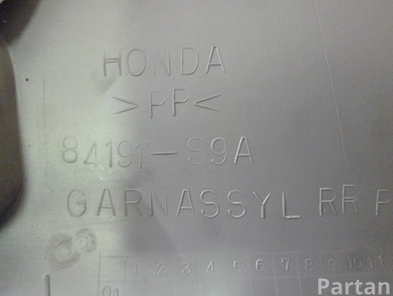 HONDA 84191-S9A / 84191S9A CR-V II (RD_) 2005 Lining, pillar d Upper left side