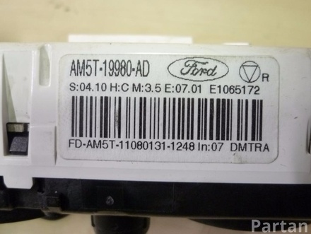 FORD AM5T-19980-AD / AM5T19980AD C-MAX II (DXA/CB7, DXA/CEU) 2011 Control Unit, heating / ventilation