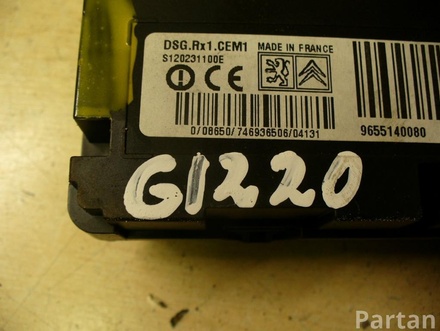 PEUGEOT 9655140080 407 (6D_) 2007 control unit