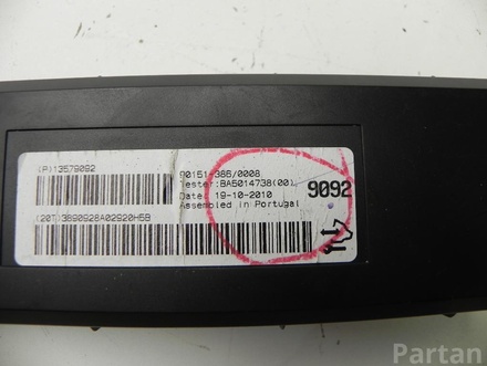 OPEL 90151386 MERIVA B 2011 Amplifier assy, air conditioner