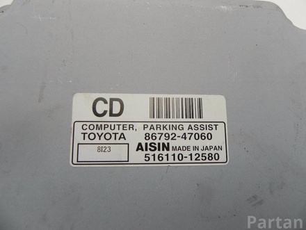 TOYOTA 86792-47060 / 8679247060 PRIUS Hatchback (_W2_) 2008 Control unit for park assist